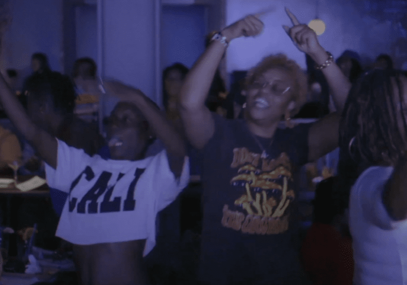 women dancing